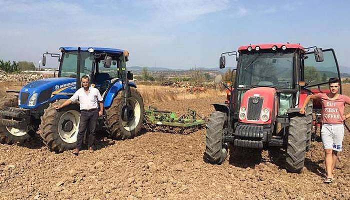 Bayramiç’te kanola ekim sezonu başladı