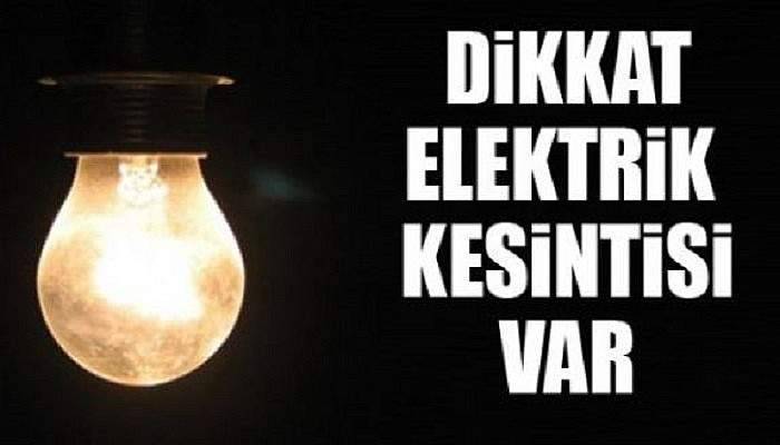  Lapseki'de 3 günlük elektrik kesintisi