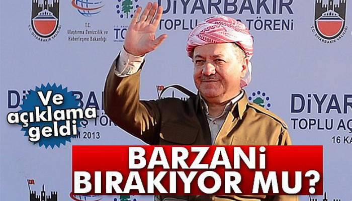 Mesut Barzani görevini bırakıyor mu?