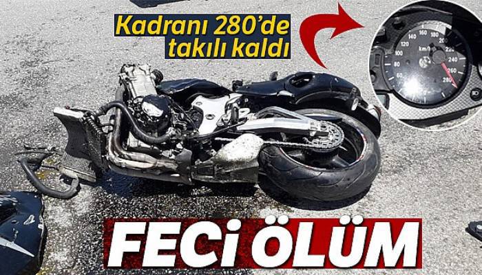 Kadranı 280'de takılı kalan motosiklet kazasında 2 kişi öldü