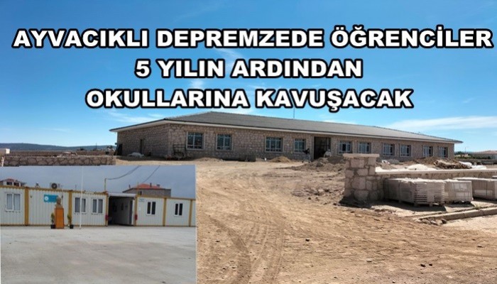 Yukarıköylü öğrenciler okullarına kavuşuyor