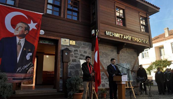 Mehmet Akif Ersoy, çocukluğunun geçtiği müze evde anıldı