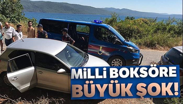 Aracın camını kırıp milli boksörün çantasını çaldılar