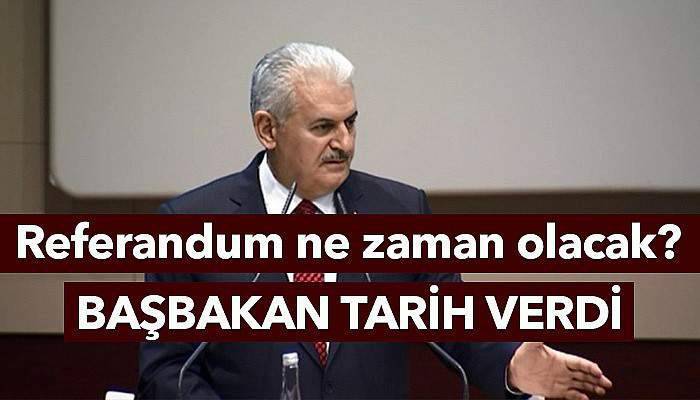 Başbakan tarih verdi