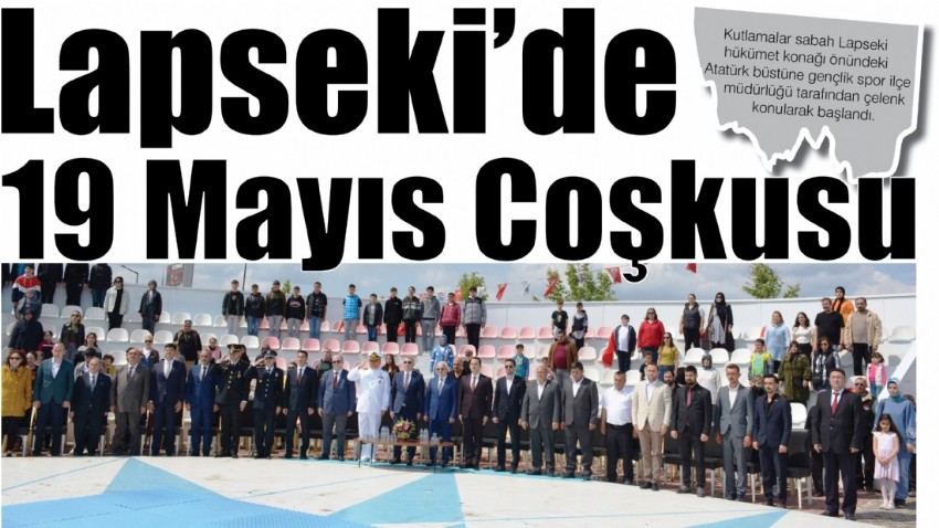 Lapseki’de 19 Mayıs Coşkusu