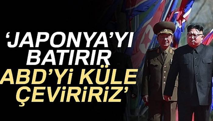 Kuzey Kore, Japonya’yı batırmak, ABD’yi küle çevirmekle tehdit etti