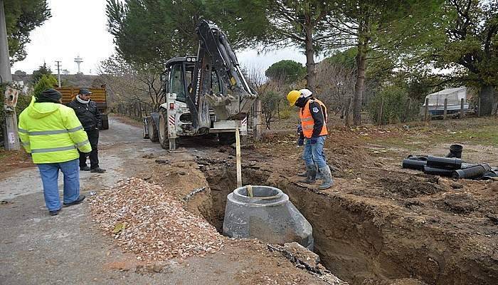 Dardanos – Güzelyalı teknik altyapı çalışmaları devam ediyor