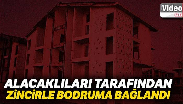 Alacaklıları kaçırıp zincirle bağladı