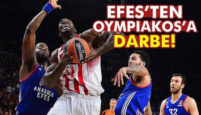 Turkish Airlines Euroleague: Anadolu Efes: 77 - Oympiakos: 69