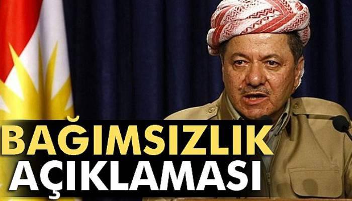  Barzani'den bağımsızlık açıklaması