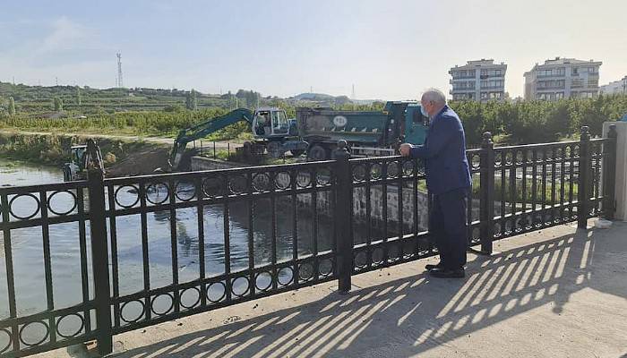 Başkan Yılmaz Dere Islah Çalışmalarını İnceledi