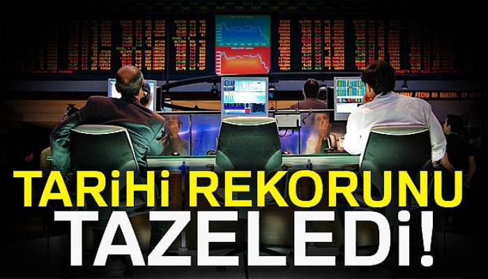 Borsa'da yeri rekor