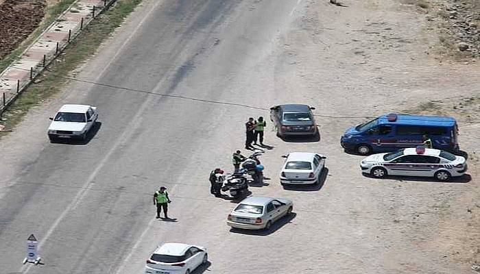 Çanakkale'de jandarma'dan havadan trafik denetimi