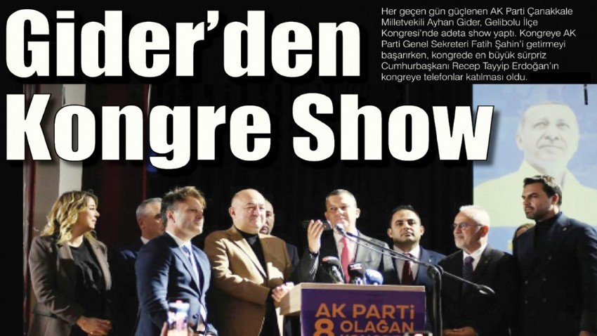 Gider’den Kongre Show