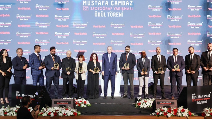 Cumhurbaşkanı Erdoğan, Şehit Mustafa Cambaz Fotoğraf Yarışması Ödül Töreni’ne katıldı