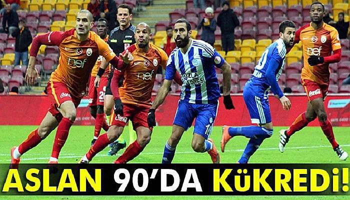 Aslan 90'da kükredi