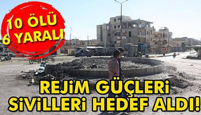  Suriye rejim güçleri İdlib'i vurdu: 10 ölü, 6 yaralı