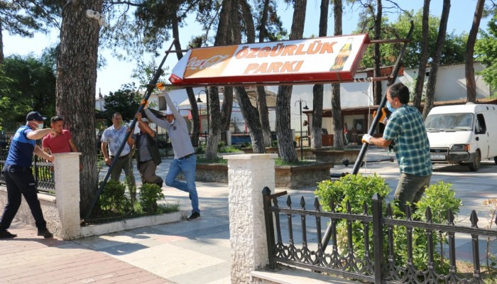 Bayramiç’te Özgürlük Parkı’nın çehresi değişecek