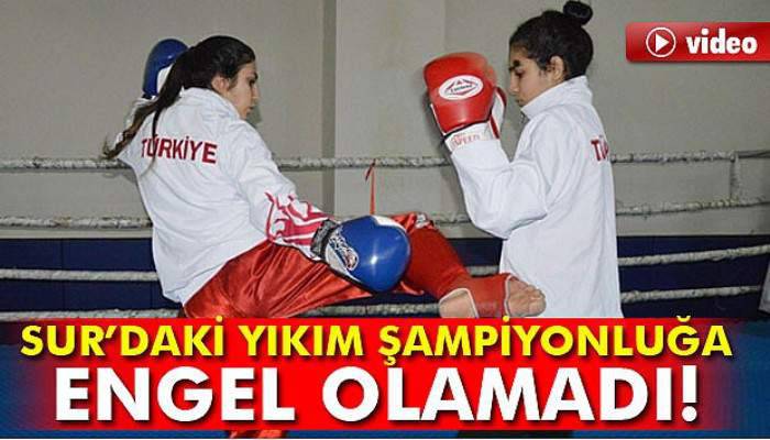  Sur’daki yıkım kardeşlerin şampiyonluğuna engel olamadı