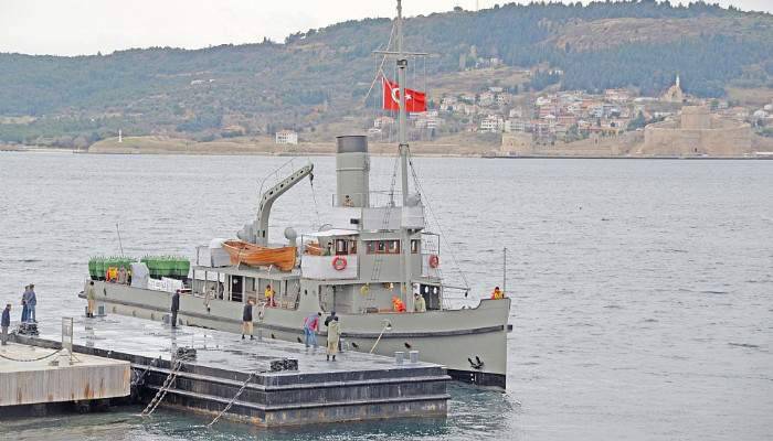 TCG Nusret” gemisi 5 ay sonra Çanakkale’ye döndü