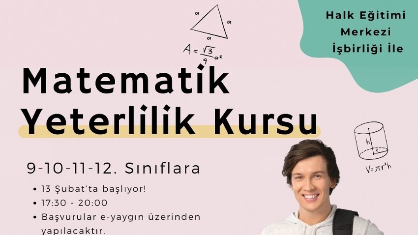 Ücretsiz Matematik Yeterlilik Kursu Başlıyor