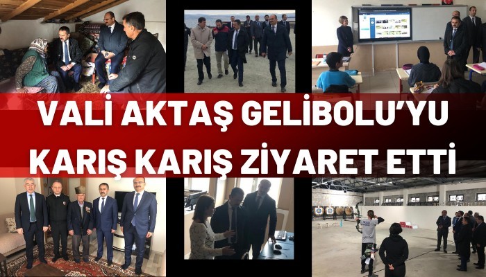 Vali Aktaş'tan Gelibolu Çıkarması