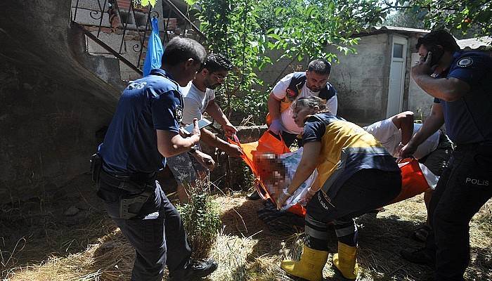 Kendisini ateşe verdi, itfaiye eri kurtardı