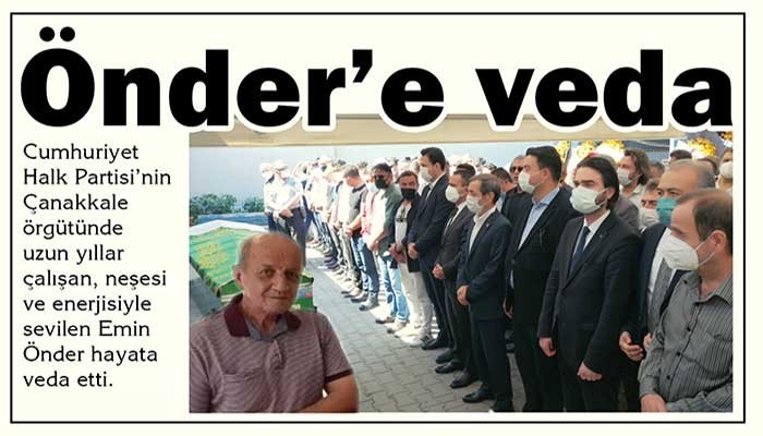 Önder’e veda