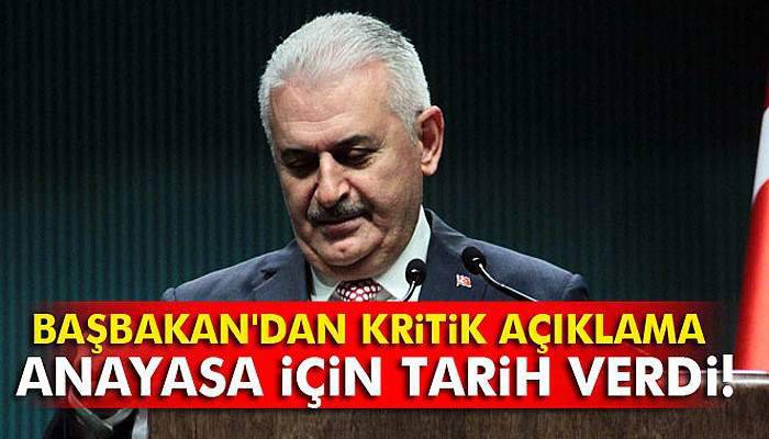 Kritik açıklama: Anayasa için tarih verdi!