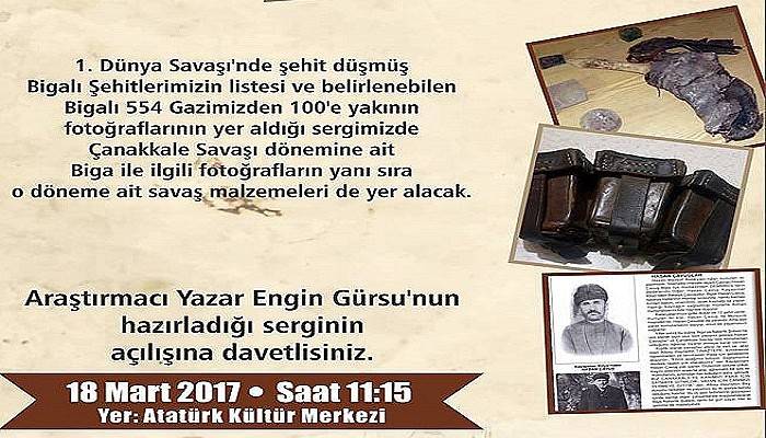 BİGA-1915 Sergisi, Atatürk Kültür Merkezi'nde