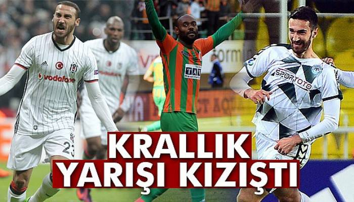  Süper Lig'de krallık yarışı kızıştı