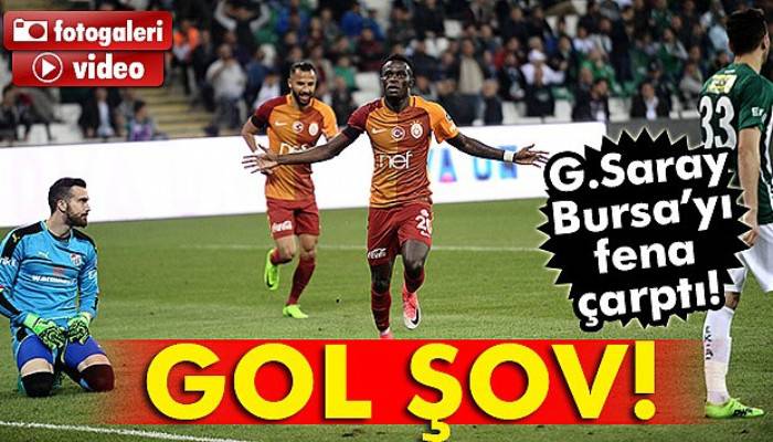 Galatasaray Bursa maçı geniş özeti