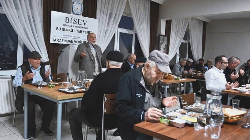 Biga Ticaret ve Sanayi Odası BİSEV’de İftar Verdi