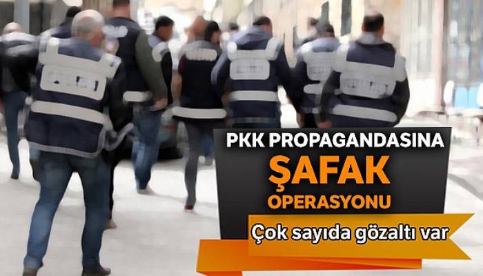 Adana'da PKK propagandasına şafak operasyonu: 24 gözaltı