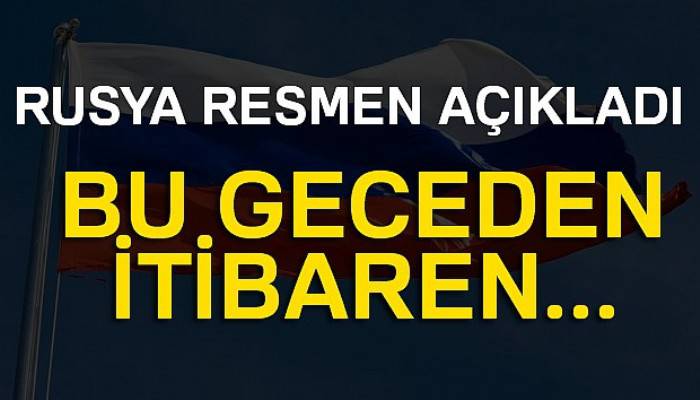  Rusya: 'Güvenli bölge antlaşması bu gece yürürlüğe girecek'