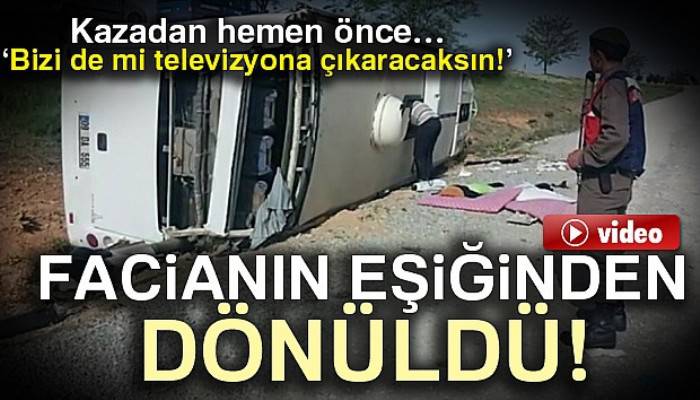 Konya'da otobüs devrildi: 38 yaralı