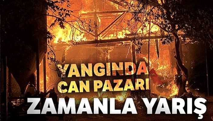 Yangında can pazarı...Bursa'da can kurtarmak için zamanla yarış