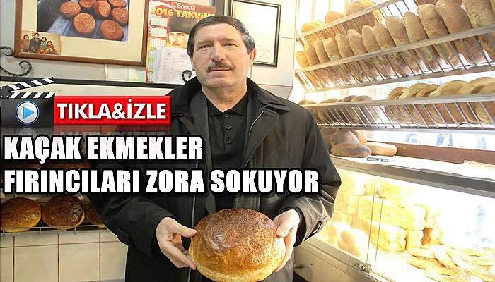  Kaçak Ekmekler Fırıncıları Zora Sokuyor (Video)