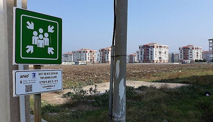 Çanakkale’de afet ve acil durumlar için 127 toplanma alanı var