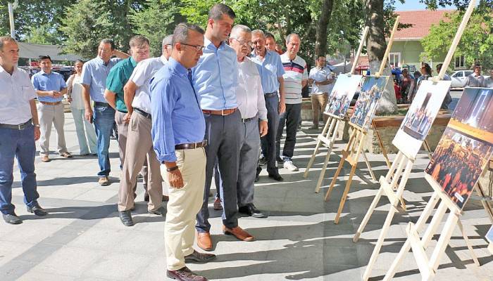 Bayramiç’te 15 Temmuz Destanı sergisi açıldı