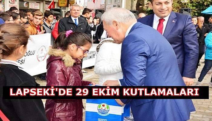 Lapseki'de 29 Ekim Cumhuriyet Bayramı Kutlandı