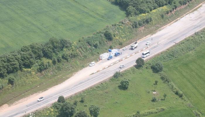 Çanakkale'de jandarmadan havadan trafik denetimi