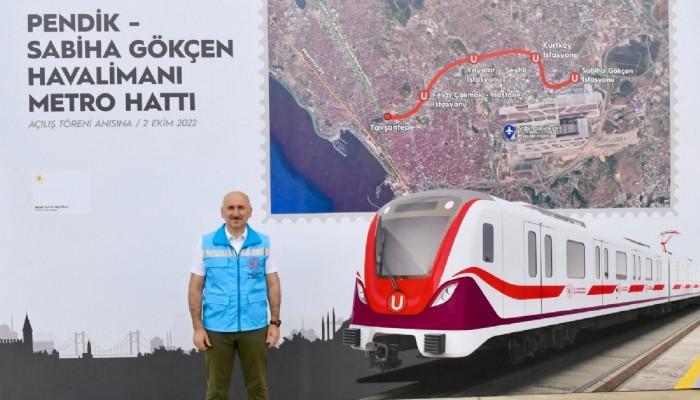 Karaismailoğlu ‘Sabiha Gökçen Metro Hattı’nda Seyahat Eden Yolcu Sayısı 1,4 Milyona Dayandı’