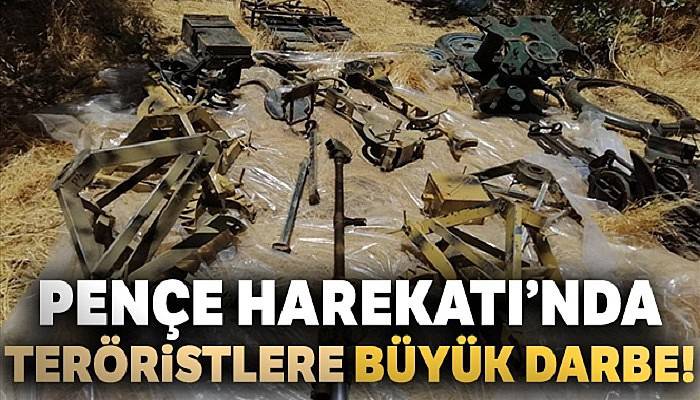 Pençe-2 Harekâtı'nda doçka silahı ile mühimmatlar ele geçirildi