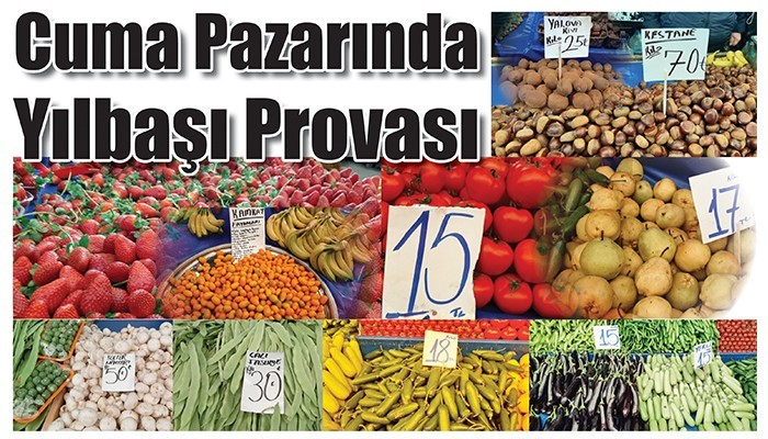 Cuma Pazarında Yılbaşı Provası