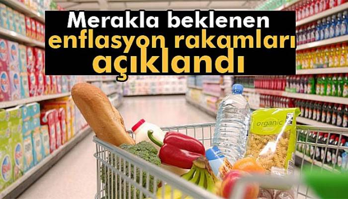 Enflasyon rakamları açıklandı