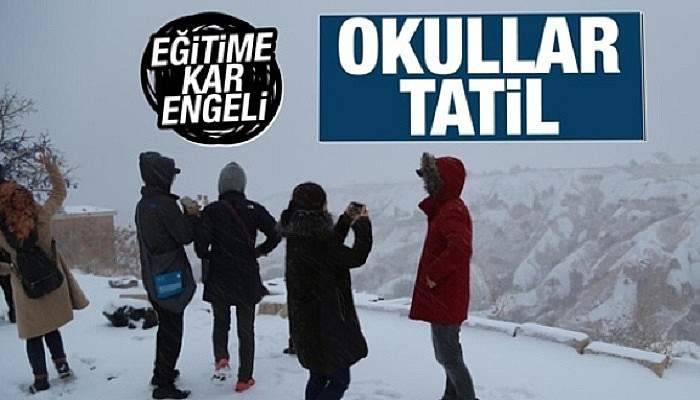 Çan'da okullar tatil