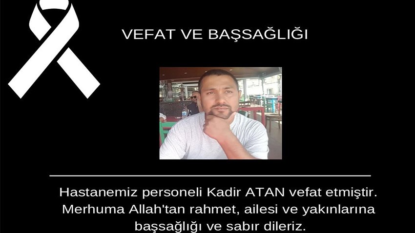 Genç hastane personeli hayatını kaybetti