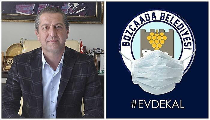 Bozcaada’da belediyeden maske takviyesi