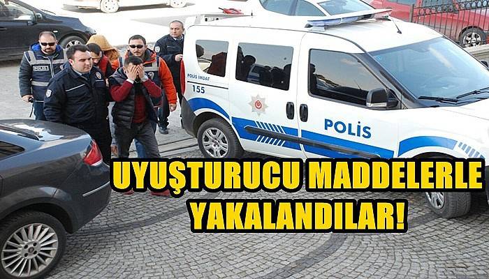 Uyuşturucu Maddelerle Yakalandılar!